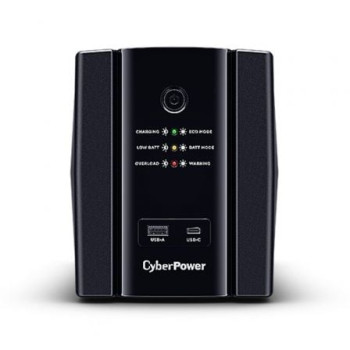 SAI Línea Interactiva Cyberpower UT1500EG/ 1500VA-900W/ 4 Salidas/ Formato Torre SAI Línea Interactiva Cyberpower UT1500EG/ 1500VA-900W/ 4 Salidas/ Formato Torre