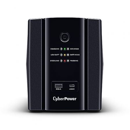 SAI Línea Interactiva Cyberpower UT1500EG/ 1500VA-900W/ 4 Salidas/ Formato Torre SAI Línea Interactiva Cyberpower UT1500EG/ 1500VA-900W/ 4 Salidas/ Formato Torre