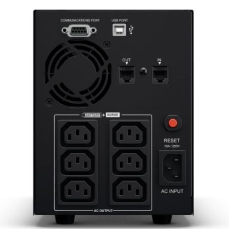 SAI Línea Interactiva Cyberpower VALUE2200EILCD/ 2200VA-1320W/ 6 Salidas/ Formato Torre SAI Línea Interactiva Cyberpower VALUE2200EILCD/ 2200VA-1320W/ 6 Salidas/ Formato Torre