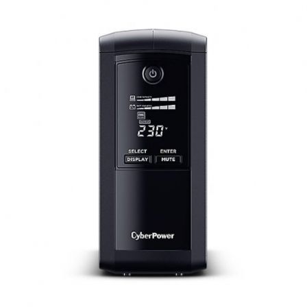 SAI Línea Interactiva Cyberpower VP1000ELCD/ 1000VA-550W/ 4 Salidas/ Formato Torre SAI Línea Interactiva Cyberpower VP1000ELCD/ 1000VA-550W/ 4 Salidas/ Formato Torre