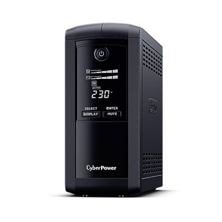 SAI Línea Interactiva Cyberpower VP700ELCD/ 700VA-390W/ 4 Salidas/ Formato Torre SAI Línea Interactiva Cyberpower VP700ELCD/ 700VA-390W/ 4 Salidas/ Formato Torre