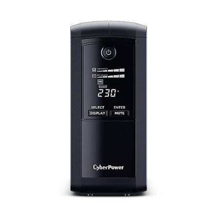 SAI Línea Interactiva Cyberpower VP700ELCD/ 700VA-390W/ 4 Salidas/ Formato Torre SAI Línea Interactiva Cyberpower VP700ELCD/ 700VA-390W/ 4 Salidas/ Formato Torre