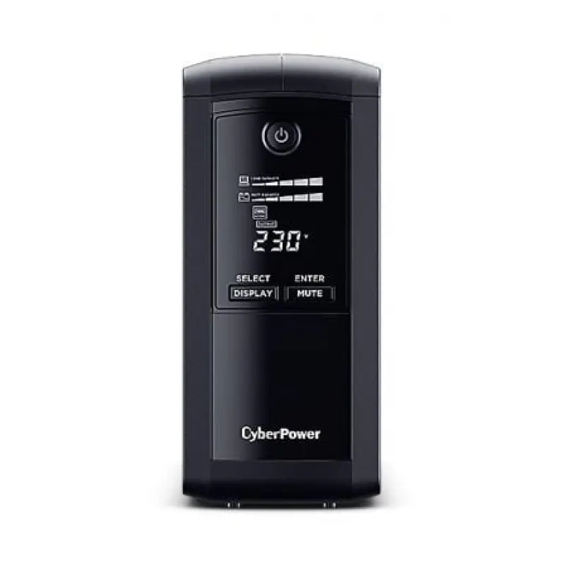 SAI Línea Interactiva Cyberpower VP700ELCD/ 700VA-390W/ 4 Salidas/ Formato Torre SAI Línea Interactiva Cyberpower VP700ELCD/ 700VA-390W/ 4 Salidas/ Formato Torre