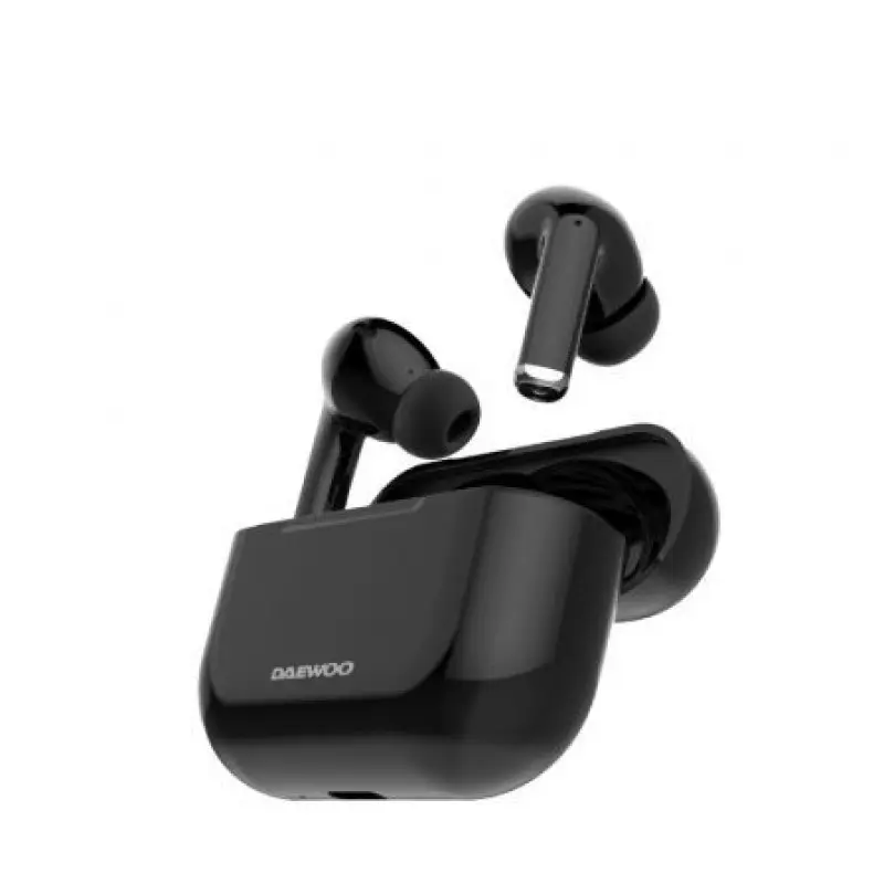 Auriculares Bluetooth Daewoo DW2001 con estuche de carga/ Autonomía 6h/ Negros Auriculares Bluetooth Daewoo DW2001 con estuche de carga/ Autonomía 6h/ Negros