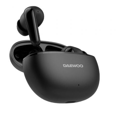 Auriculares Bluetooth Daewoo DW2004 con estuche de carga/ Autonomía 5h/ Negros Auriculares Bluetooth Daewoo DW2004 con estuche de carga/ Autonomía 5h/ Negros