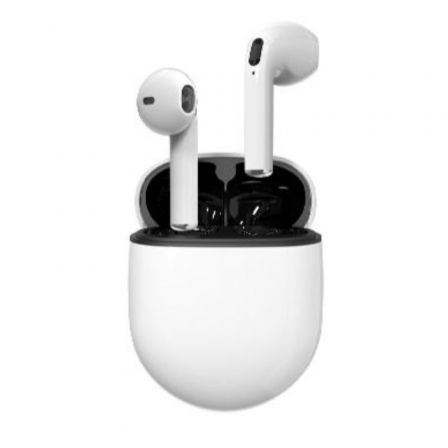 Auriculares Bluetooth Daewoo DW2006 con estuche de carga/ Autonomía 5h/ Blancos Auriculares Bluetooth Daewoo DW2006 con estuche de carga/ Autonomía 5h/ Blancos
