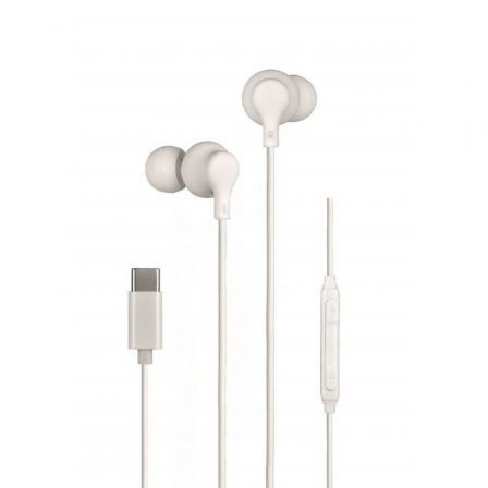 Auriculares Intrauditivos Daewoo DW2016/ con Micrófono/ USB Tipo-C/ Blancos Auriculares Intrauditivos Daewoo DW2016/ con Micrófono/ USB Tipo-C/ Blancos