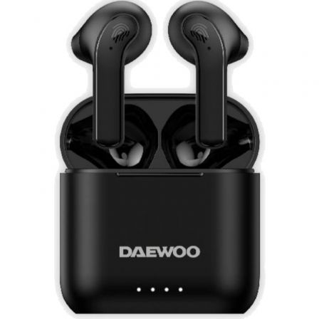 Auriculares Bluetooth Daewoo DW2020 con estuche de carga/ Autonomía 5h/ Negros Auriculares Bluetooth Daewoo DW2020 con estuche de carga/ Autonomía 5h/ Negros