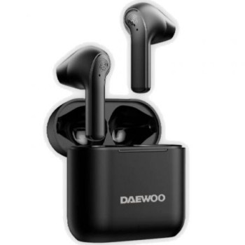 Auriculares Bluetooth Daewoo DW2020 con estuche de carga/ Autonomía 5h/ Negros Auriculares Bluetooth Daewoo DW2020 con estuche de carga/ Autonomía 5h/ Negros