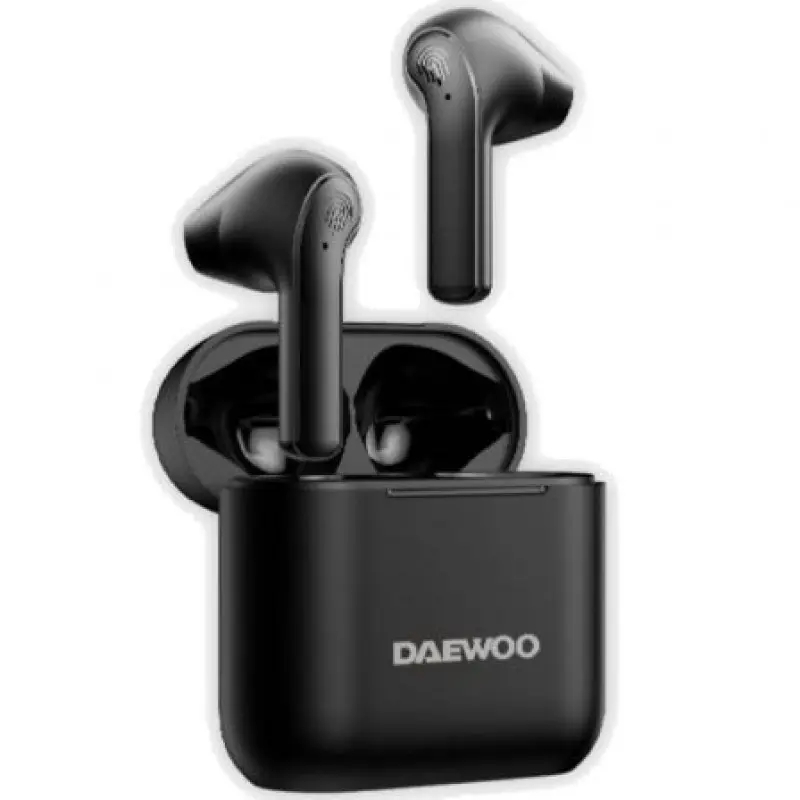 Auriculares Bluetooth Daewoo DW2020 con estuche de carga/ Autonomía 5h/ Negros Auriculares Bluetooth Daewoo DW2020 con estuche de carga/ Autonomía 5h/ Negros