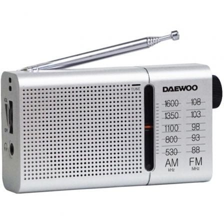 Radio Portátil Daewoo DW1037/ Plateada Radio Portátil Daewoo DW1037/ Plateada