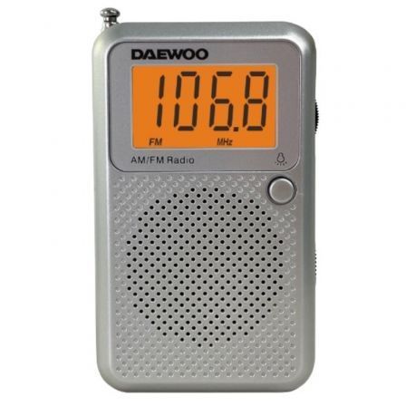 Radio Portátil Daewoo DW1115/ Gris Radio Portátil Daewoo DW1115/ Gris