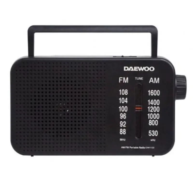Radio Portátil Daewoo DW1123/ Negra Radio Portátil Daewoo DW1123/ Negra