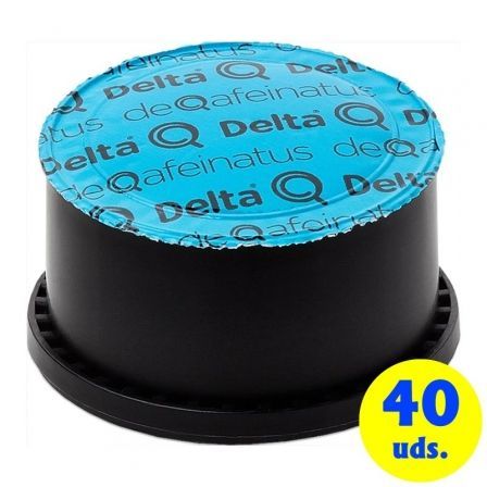 Cápsula Delta DeQafeinatus para cafeteras Delta/ Caja 40 Cápsula Delta DeQafeinatus para cafeteras Delta/ Caja 40