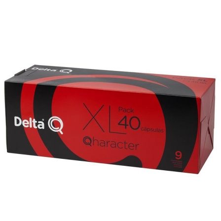 Cápsula Delta Qharacter para cafeteras Delta/ Caja de 40 Cápsula Delta Qharacter para cafeteras Delta/ Caja de 40