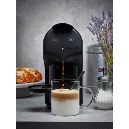 Cafetera de Cápsulas Delta Quick/ Negra Cafetera de Cápsulas Delta Quick/ Negra