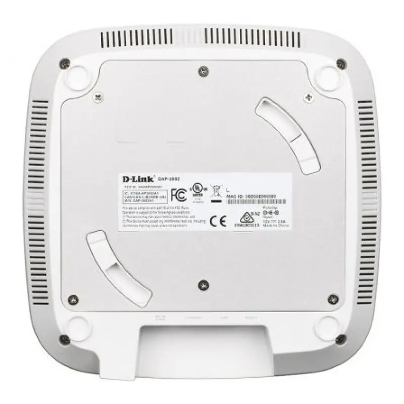 Punto de Acceso Inalámbrico D-Link DAP-2682 2300Mbps/ 2.4GHz 5GHz/ Antenas de 4.8dBi/ WiFi 802.11ac/n/b/g Punto de Acceso Inalámbrico D-Link DAP-2682 2300Mbps/ 2.4GHz 5GHz/ Antenas de 4.8dBi/ WiFi 802.11ac/n/b/g