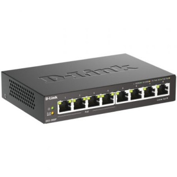 Switch D-Link DGS-1008P 8 Puertos/ RJ-45 Gigabit 10/100/1000/ PoE Switch D-Link DGS-1008P 8 Puertos/ RJ-45 Gigabit 10/100/1000/ PoE