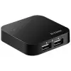 Hub USB 2.0 con Alimentación Externa D-Link DUB-H4/ 4xUSB