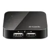 Hub USB 2.0 con Alimentación Externa D-Link DUB-H4/ 4xUSB