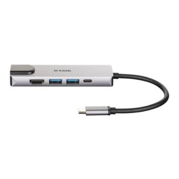 Docking USB Tipo-C D-Link DUB-M520/ 2xUSB/ 1xUSB Tipo-C/ 1xHDMI/ 1xRJ45/ 1xThunderbolt/ Gris Docking USB Tipo-C D-Link DUB-M520/ 2xUSB/ 1xUSB Tipo-C/ 1xHDMI/ 1xRJ45/ 1xThunderbolt/ Gris