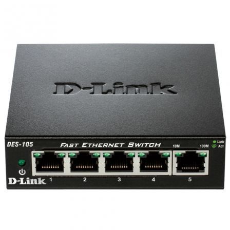 Switch D-Link DES-105 5 Puertos/ RJ-45 10/100 Switch D-Link DES-105 5 Puertos/ RJ-45 10/100