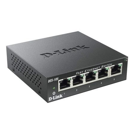 Switch D-Link DES-105 5 Puertos/ RJ-45 10/100 Switch D-Link DES-105 5 Puertos/ RJ-45 10/100