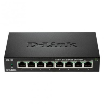 Switch D-Link DES-108 8 Puertos/ RJ-45 10/100 Switch D-Link DES-108 8 Puertos/ RJ-45 10/100