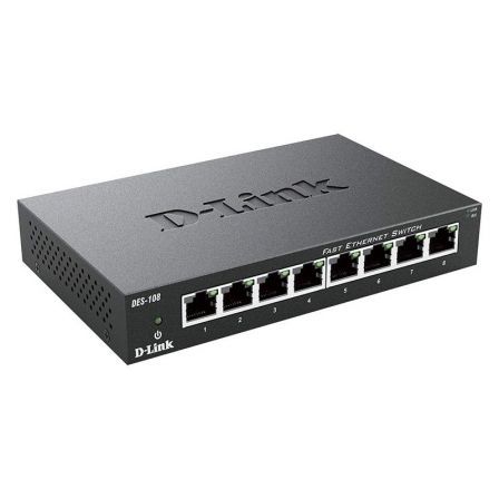 Switch D-Link DES-108 8 Puertos/ RJ-45 10/100 Switch D-Link DES-108 8 Puertos/ RJ-45 10/100