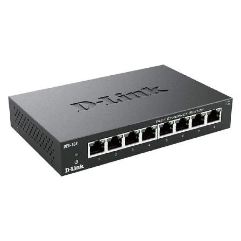 Switch D-Link DES-108 8 Puertos/ RJ-45 10/100 Switch D-Link DES-108 8 Puertos/ RJ-45 10/100