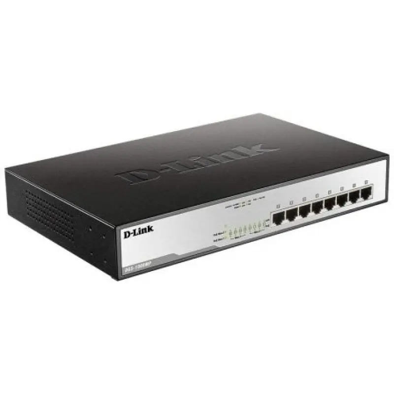 Switch D-Link DGS-1008MP 8 Puertos/ RJ-45 10/100/1000 POE Switch D-Link DGS-1008MP 8 Puertos/ RJ-45 10/100/1000 POE