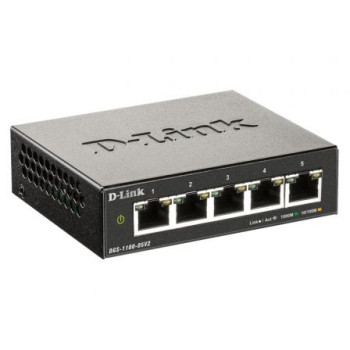 Switch D-Link DGS-1100-05V2 5 Puertos/ RJ-45 10/100/1000 Switch D-Link DGS-1100-05V2 5 Puertos/ RJ-45 10/100/1000