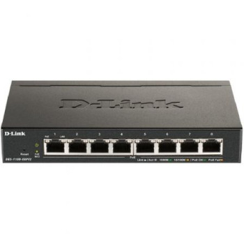Switch D-Link DGS-1100-08PV2 8 Puertos/ RJ-45 10/100/1000 PoE Switch D-Link DGS-1100-08PV2 8 Puertos/ RJ-45 10/100/1000 PoE