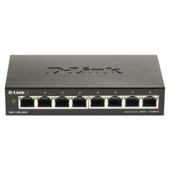 Switch Gestionable D-Link DGS-1100-08V2 8 Puertos/ RJ-45 10/100/1000 Switch Gestionable D-Link DGS-1100-08V2 8 Puertos/ RJ-45 10/100/1000