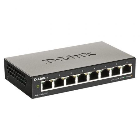 Switch Gestionable D-Link DGS-1100-08V2 8 Puertos/ RJ-45 10/100/1000 Switch Gestionable D-Link DGS-1100-08V2 8 Puertos/ RJ-45 10/100/1000