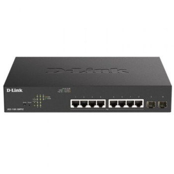 Switch D-Link DGS-1100-10MPV2 10 Puertos/ RJ-45 Gigabit 10/100/1000 PoE/ SFP Switch D-Link DGS-1100-10MPV2 10 Puertos/ RJ-45 Gigabit 10/100/1000 PoE/ SFP