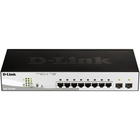 Switch Gestionado D-Link DGS-1210-08P/ 8 Puertos/ RJ45 10/100/1000/ SFP/ PoE Switch Gestionado D-Link DGS-1210-08P/ 8 Puertos/ RJ45 10/100/1000/ SFP/ PoE