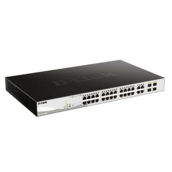 Switch D-Link Smart Plus DGS-1210-28MP 28 Puertos/ RJ-45 10/100/1000 PoE/ SFP Switch D-Link Smart Plus DGS-1210-28MP 28 Puertos/ RJ-45 10/100/1000 PoE/ SFP