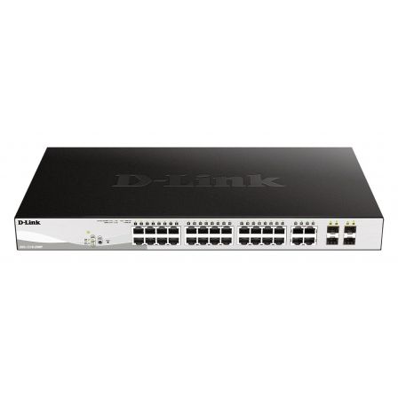 Switch D-Link Smart Plus DGS-1210-28MP 28 Puertos/ RJ-45 10/100/1000 PoE/ SFP Switch D-Link Smart Plus DGS-1210-28MP 28 Puertos/ RJ-45 10/100/1000 PoE/ SFP