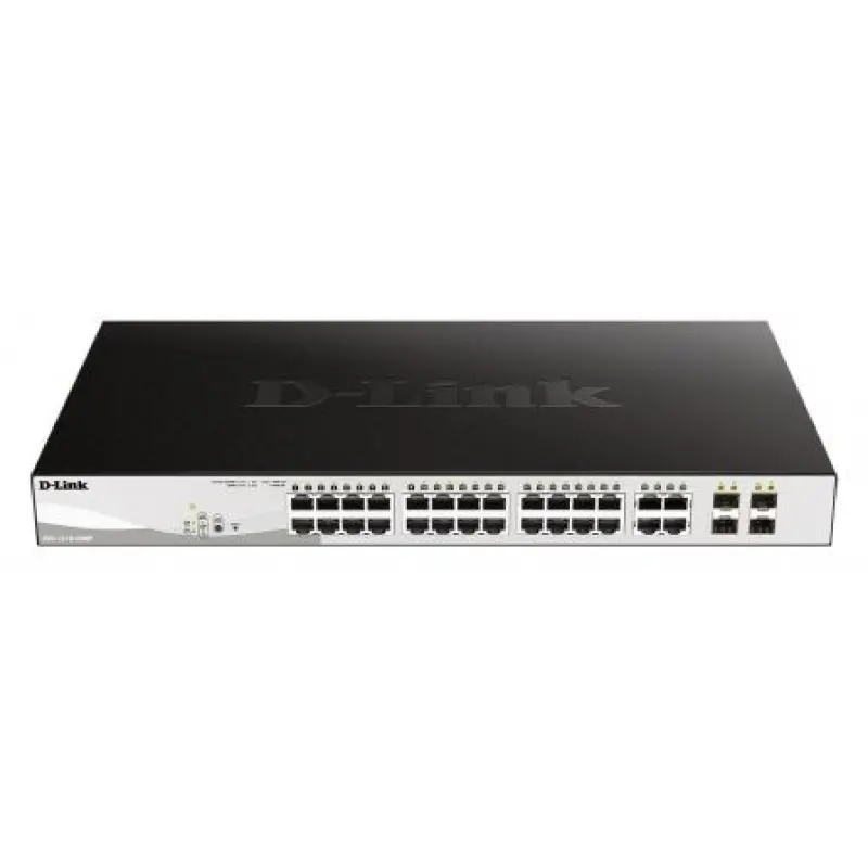 Switch D-Link Smart Plus DGS-1210-28MP 28 Puertos/ RJ-45 10/100/1000 PoE/ SFP Switch D-Link Smart Plus DGS-1210-28MP 28 Puertos/ RJ-45 10/100/1000 PoE/ SFP