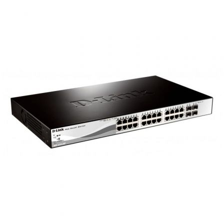 Switch D-Link DGS-1210-28P 28 Puertos RJ45/ 10/100/1000/ SFT/ PoE Switch D-Link DGS-1210-28P 28 Puertos RJ45/ 10/100/1000/ SFT/ PoE
