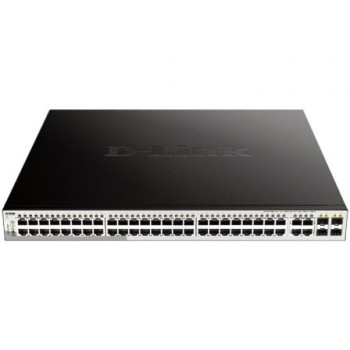 Switch Gestionable D-Link DGS-1210-52MP 52 Puertos/ RJ-45 10/100/1000 PoE/ SFP Switch Gestionable D-Link DGS-1210-52MP 52 Puertos/ RJ-45 10/100/1000 PoE/ SFP