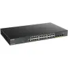 Switch Gestionado D-Link Smart DGS-1250-28XMP 28 Puertos/ RJ-45 10/100/1000 PoE/ SFP Switch Gestionado D-Link Smart DGS-1250-28XMP 28 Puertos/ RJ-45 10/100/1000 PoE/ SFP