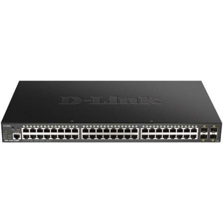 Switch Gestionado D-Link Smart DGS-1250-52XMP 52 Puertos/ RJ-45 10/100/1000 PoE/ SFP Switch Gestionado D-Link Smart DGS-1250-52XMP 52 Puertos/ RJ-45 10/100/1000 PoE/ SFP