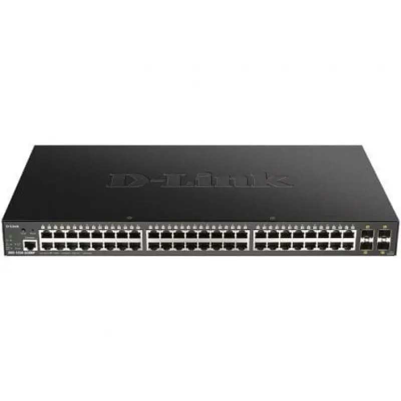 Switch Gestionado D-Link Smart DGS-1250-52XMP 52 Puertos/ RJ-45 10/100/1000 PoE/ SFP Switch Gestionado D-Link Smart DGS-1250-52XMP 52 Puertos/ RJ-45 10/100/1000 PoE/ SFP