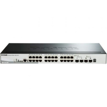 Switch D-Link Smart DGS-1510-28P 28 Puertos/ RJ-45 10/100/1000 PoE/ SFP Switch D-Link Smart DGS-1510-28P 28 Puertos/ RJ-45 10/100/1000 PoE/ SFP