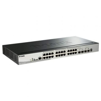 Switch D-Link Smart DGS-1510-28P 28 Puertos/ RJ-45 10/100/1000 PoE/ SFP Switch D-Link Smart DGS-1510-28P 28 Puertos/ RJ-45 10/100/1000 PoE/ SFP