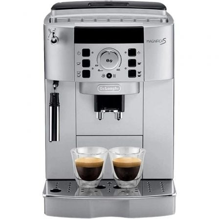Cafetera Expreso Delongui Magnifica S ECAM22-110SB/ Negra y Plateada Cafetera Expreso Delongui Magnifica S ECAM22-110SB/ Negra y Plateada