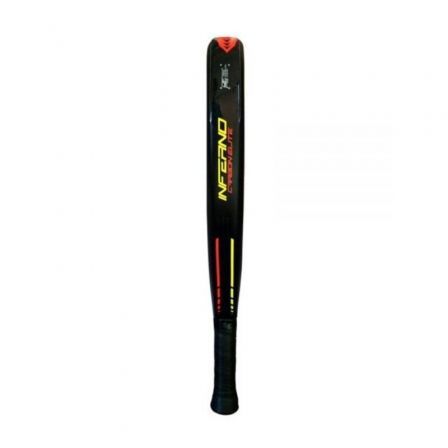 Pala de Pádel Dunlop Inferno Carbon Elite 2022/ Naranja y Amarilla Pala de Pádel Dunlop Inferno Carbon Elite 2022/ Naranja y Amarilla
