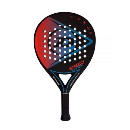 Pala de Pádel Dunlop Speed Attack 2022/ Roja y Azul Pala de Pádel Dunlop Speed Attack 2022/ Roja y Azul